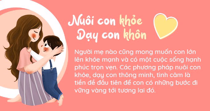 Nuôi con khoa học và kiên nhẫn